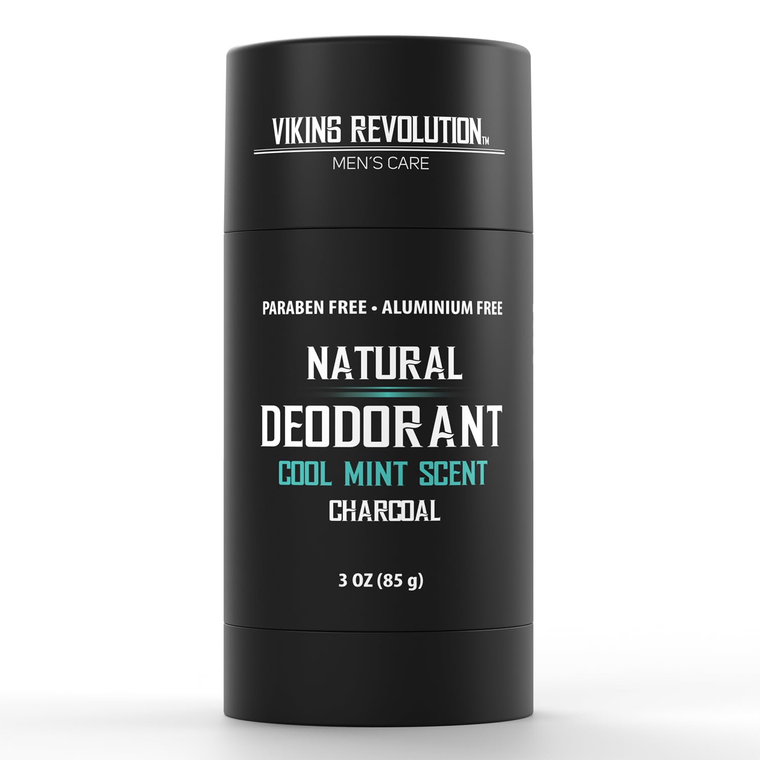 Photo 1 of Viking Revolution Cool Mint Deodorant for Men - Natural Deodorant for Men Charcoal Deodorant Men with Shea Butter, Coconut Oil, Baking Soda, Beeswax - Mens Deodorant Aluminum Free (3oz)