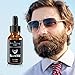 Asavea 100% Natural Men’s Beard Oil Leave-In Conditioner and Softener and beard growth, Stop Itching (60ML)