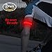 BSEEN LED Armbands - 2 Pack Light Up Armband, Reflective Running Gear, Glowing Running Lights, Sports LED Wristband for Runners, Joggers, Pet Owners, Cyclists (Red)