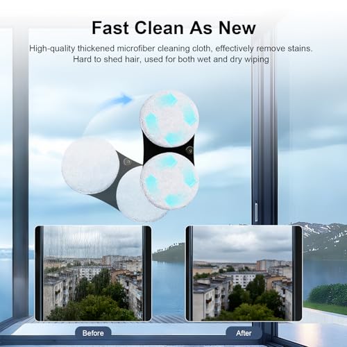 iMESA Window Cleaning Robot with Water Spray, 5600PA Strong Suction Automatic Window Cleaner Robot, Smart Path Planning, Low Noise, Remote Control for All High-Rise Windows, Tiles and Glass