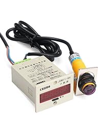 Contador electrónico, digital, con pantalla LCD, del 0 al 99999. Medidor acumulativo. Contador digital con botón., 1