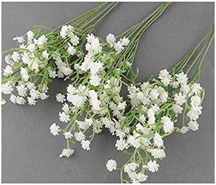 Grifri Pack of 10 Fake Wholesale Flower Simulation Real Natural Babysbreath Artificial Gypsophila Paniculata Tischdekoration Flowers For Wedding Blumensträuße