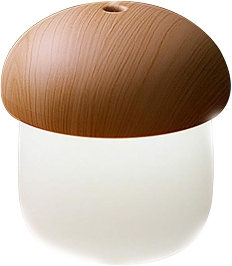 Amazon Co Jp 噴霧加湿器 寮の部屋officeのナイトライト シャーシ超静音エアー加湿器usbパワードインテリジェントアンチ乾燥 ポータブルスプレー加湿器キノコの形 Color Wood Color ホーム キッチン