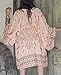 Toraway Cardigan, Women Boho Printed Chiffon Loose Kimono Cardigan Tops Blouse (X-Large) Pink