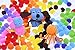 Outus Pompoms for Craft Making and Hobby Supplies 0.9 Inch, 200 Pieces, Assorted Colors