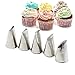 Katoot DIY Rose Petal Icing Piping Nozzles Set Stainless Steel Cake Cream Decorating Tips Baking Bakeware Cupcake Pastry Tools Kit (1)