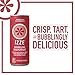 IZZE Sparkling Water Juice Beverage Blend, Grapefruit, No Sugar Added, 8.4 FL OZ, 24 Cans