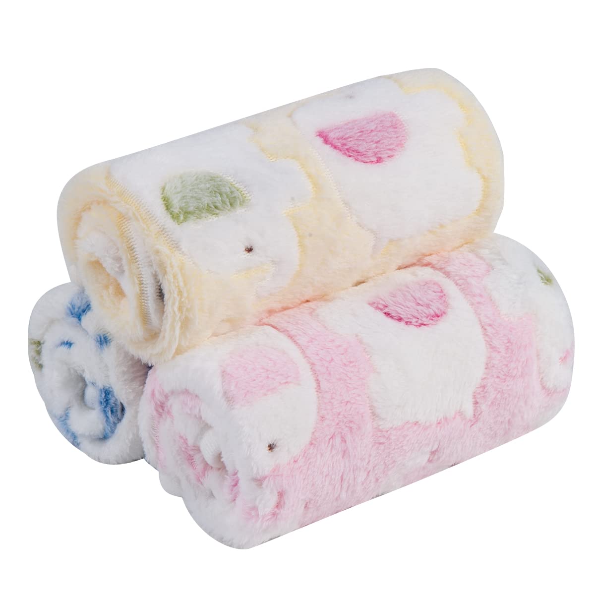 Pet Soft Dog Blankets Washable, Fluffy Cats Puppy Blankets Small, 3Pack Warm and Soft Pet Throw for Dogs and Cats(3S)