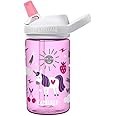 CamelBak Eddy+ Kids BPA-Free Water Bottle with Straw, 14oz Unicorn party