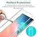 [2 Pack] L K Screen Protector for Samsung Galaxy S10, Tempered Glass [Support Fingerprint Unlock] [UV Light Installation] [3D Curved Edge]