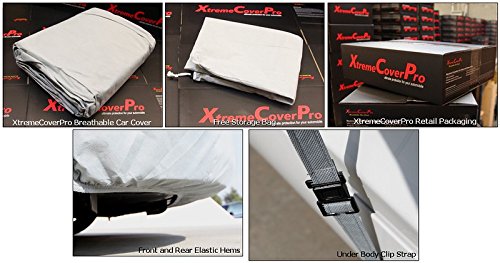 XtremeCoverPro 2018 2019 Tesla Model 3 Car Cover UV Protection Vehicle Accessories Breathable Car Cover Indoor Outdoor Protection - Thumbnail 4