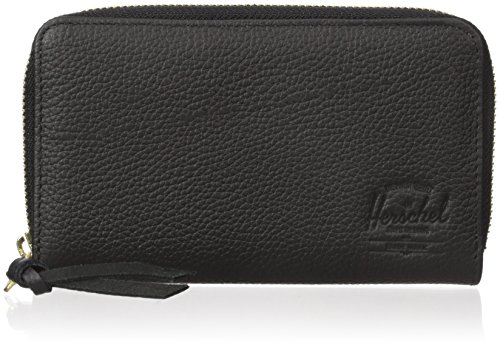 Herschel Supply Co. Women's Thomas Leather, black Pebbled Leather, ONE SIZE