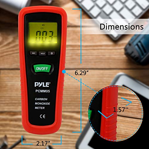 Hand Held Carbon Monoxide Meter High Accuracy and 1000 PPM