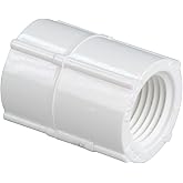 NIBCO 430-007 3/4 FIPT x FIPT Threaded Coupling PVC 40