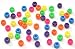 One Bag of 1 Pound Darice Pony Beads 9mm: Neon Multi