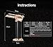 MDee Culinary Butane Torch - Refillable Kitchen Cooking Blow Torch Lighter with Flame Lock and Adjustable Flame - for Searing toast, Meat, Creme Brulee,pastry, BBQ, Welding -Gas Not Included, Golden