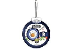 Granitestone Blue 12 Inch Non Stick Frying Pans Nonstick Skillet with Mineral and Diamond Triple Coated Surface, Nonstick Frying Pan, Nonstick Pan, Oven/Dishwasher Safe Non Stick Pan, 100% Non Toxic