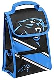 Forever Collectibles NFL Football Convertible Cooler Lunch Bag with External Zipper Pouch
