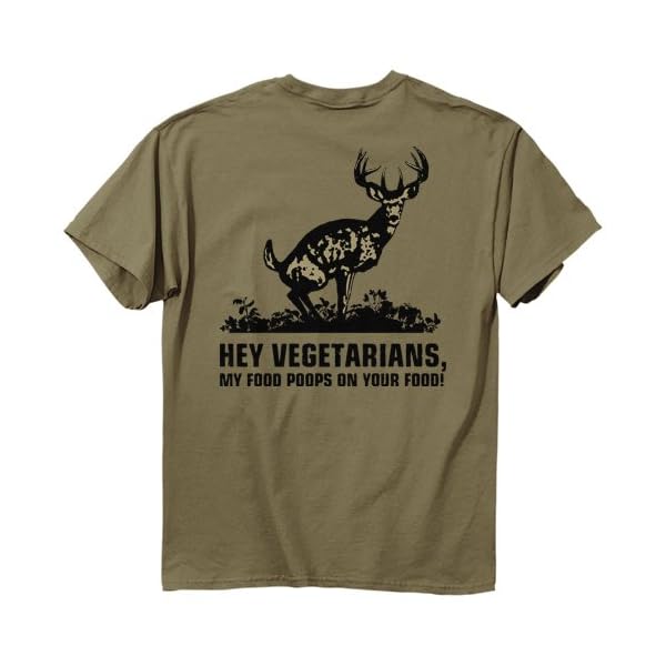 Buck Wear Food Poops Short Sleeve Tee, Prairie Dust