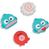 Kuitmor Cute Silicone Joystick Thumb Grip Caps,Joy Con Cover Compatible with Switch/OLED/Switch Lite,4PCS - Fish