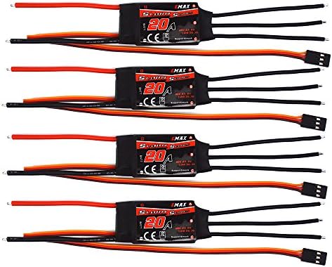 HobbyFans 4x Emax Simon K Series 20A Brushless ESC for QAV250 FPV Mini Racing Multicopter