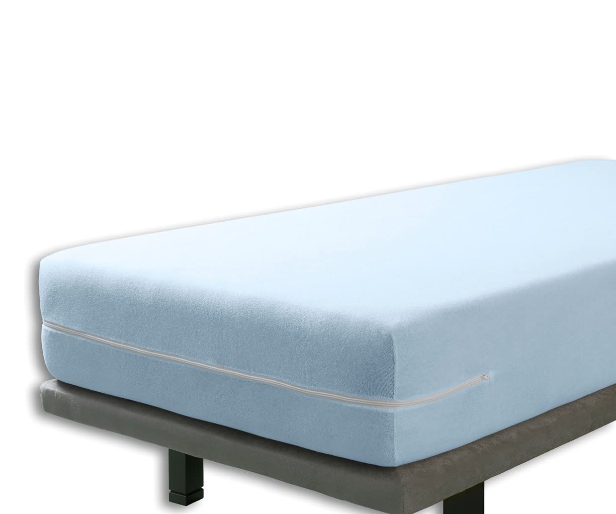 Velfont Mattress Encasement 150x190/200cm King Size Breathable Terry Towelling Cotton Zipped