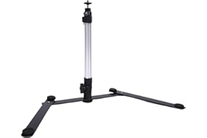 Xiuganpo Projector Overhead Tripod, Adjustable Desk Stand with Remote Control, 360 Deg Rotation, Desk Webcam Mount Stand for 