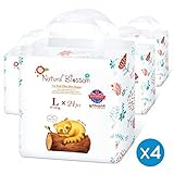 Natural Blossom - Disposable Hypoallergenic Easy Pull Up Pants, Size 4 (20-31 lbs), Count 96
