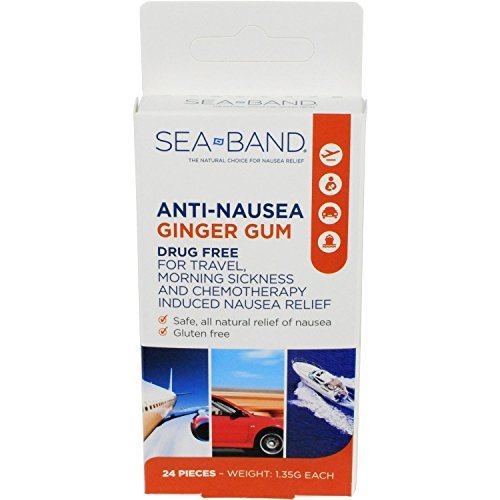 Anti-Nausea Ginger Gum 24 Count (Pack of 4)