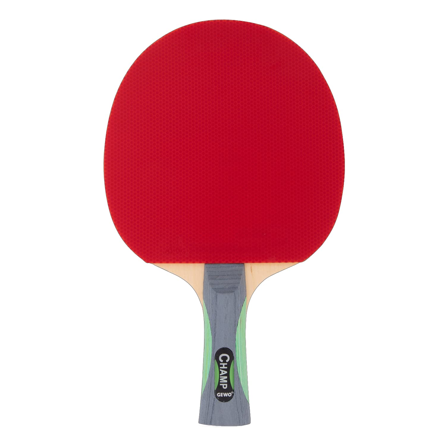 GEWO Champ Table Tennis Bat, Beginners Table Tennis Bat with High Control and Advanced Rotation Properties, All-Round Ready Bat for Hobby Players, 1.8 mm Thunderball Coating