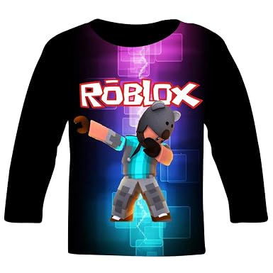 Amazon Com Ppwwvv88 Children S O Neck Dabbing Ro Blox 3d Printing - amazon com ppwwvv88 children s o neck dabbing ro blox 3d printing full width long sleeve t shirt for boys girls youth clothing