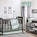 Mint Green and Grey Arrow Stripe 4 Piece Baby Crib Bedding Set by The Peanut Shell