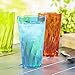 Palmetto 20-ounce Plastic Tumblers | set of 16 in 4 Assorted Colors