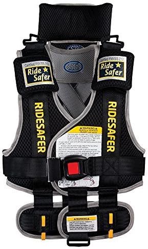 RideSafer Type 2 GEN3 Travel Vest - Black/Grey - Small by RideSafer