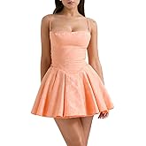 Women's Dress Satin Floral Jacquard Sleeveless Bowknot Classical Mini Sexy Dress for Women