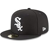 New Era Chicago White Sox Black On White 59Fifty Fitted Hat
