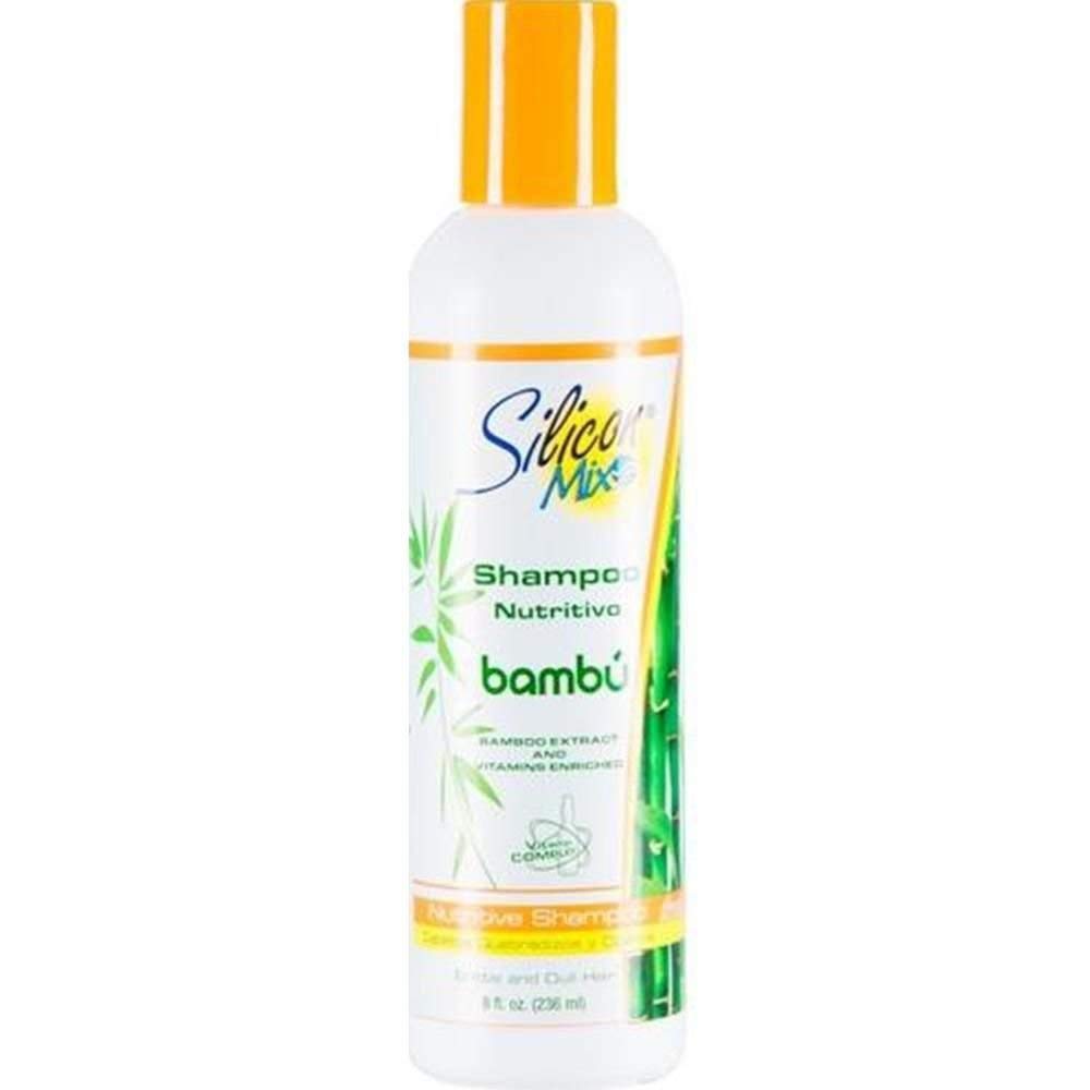 Silicon Mix – Bambu Nutritive Shampoo – Unisex – 8 fl oz (236 ml) – Bamboo-Infused Cleanse for Strong, Revitalized Hair
