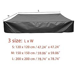 Oslimea Sandbox Cover with Drawstring, 59.05" x