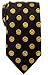 Retreez Happy Smiley Face Emoticon Woven Microfiber Men's Tie - Black