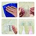 Colossal ship Adhesive Hooks Heavy Duty Wall Hooks Strong Adhesive Hooks 22lbs/10kg Seamless Hooks Transparent Hooks 20 Pack