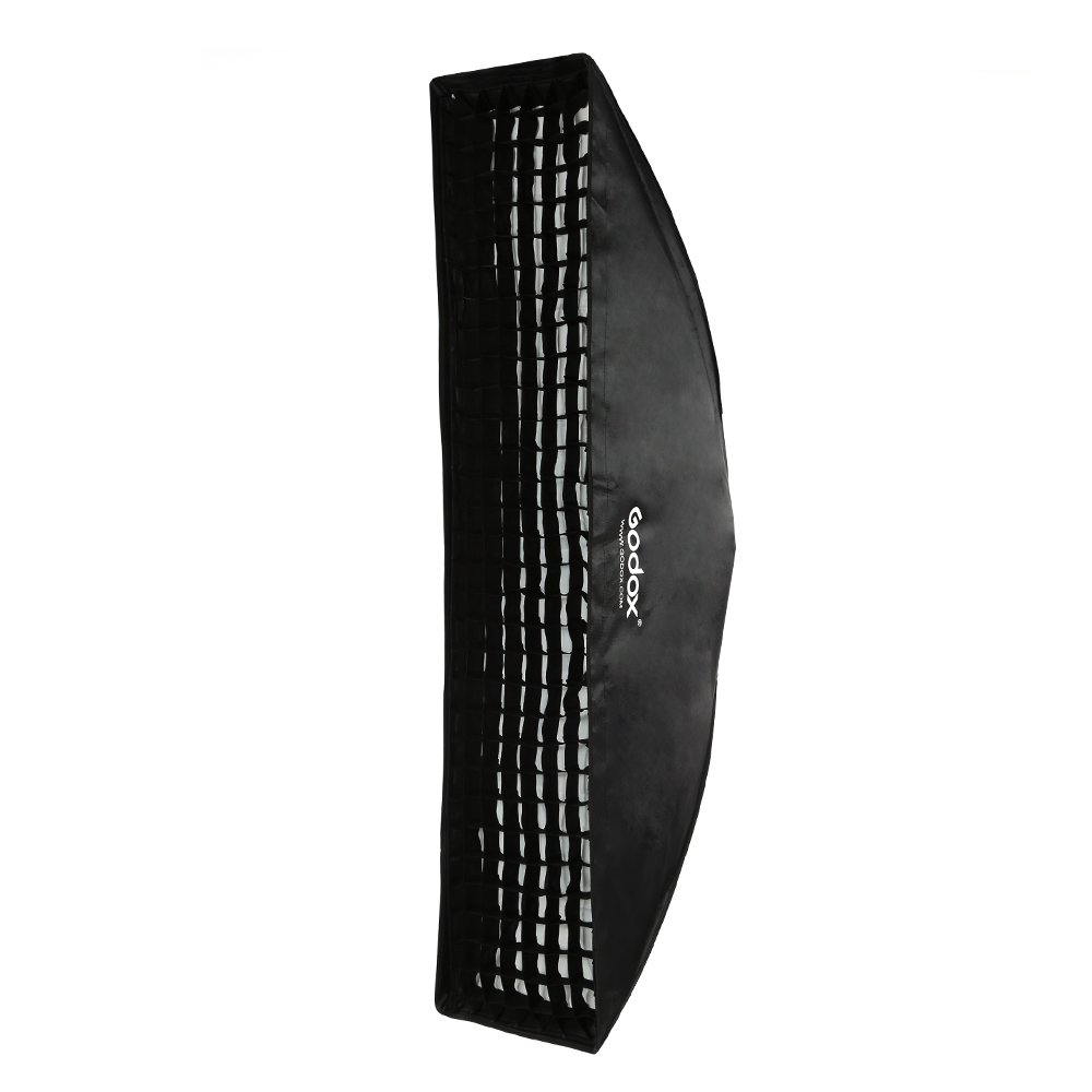 Godox Honeycomb Rectangular Softbox Photo Strobe Studio Flash Softbox 12 x 47 Inches 12 x 120 cm Bowens Mount