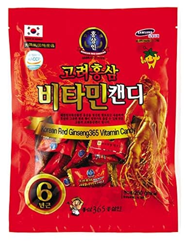 [LENITH] HongSamIn Korean Premium Red Ginseng Vitamin Candy 200g (7.05 ...