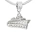 Sexy Sparkles Carved Alaska Cruise Boat Charm Bead Spacer Compatible for Most European Snake Chain Bracelets
