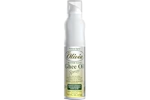 OLIDI Ghee Oil Spray Olivia Ghee Oil Spray 5 Oz (Pack of 2), healthy ingredients: Ghee oil, Olive Oil, Avocado Oil.