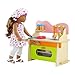 Emily Rose 18 Inch Doll Furniture Kitchen Accessory Set with Baking Oven, Stove, Sink and Wooden Doll Cooking Accessories | Fits Most 16