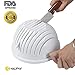 Nicpay Salad Cutter Bowl,Vegetable Cutter Bowl-Make Your Salad in 60 Seconds