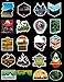 Vinyl Outdoors Hiking Camping Travel Adventure Stickers - Wilderness Nature Pack 100 Pcs for Suitcase, Car Bumper, Helmet, Luggage, Laptop, Water Bottle - Decals
