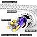 TNSO MFi Certified iPhone Charger Lightning Cable 5 Pack[3/3/6/6/10FT] Extra Long Nylon Braided USB Charging & Syncing CordCompatible iPhone Xs/Max/XR/X/8/8Plus/7/7Plus/6S/6S Plus/SE/iPad/Nan More