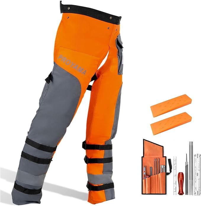 PROYAMA Chainsaw Chaps for Cutting and Logging, 9