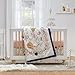 Lolli Living 4-Piece Baby Bedding Crib Set with Stella Pattern. Complete Set with Quilt, 2 Fitted Sheets, and Bed Skirt.